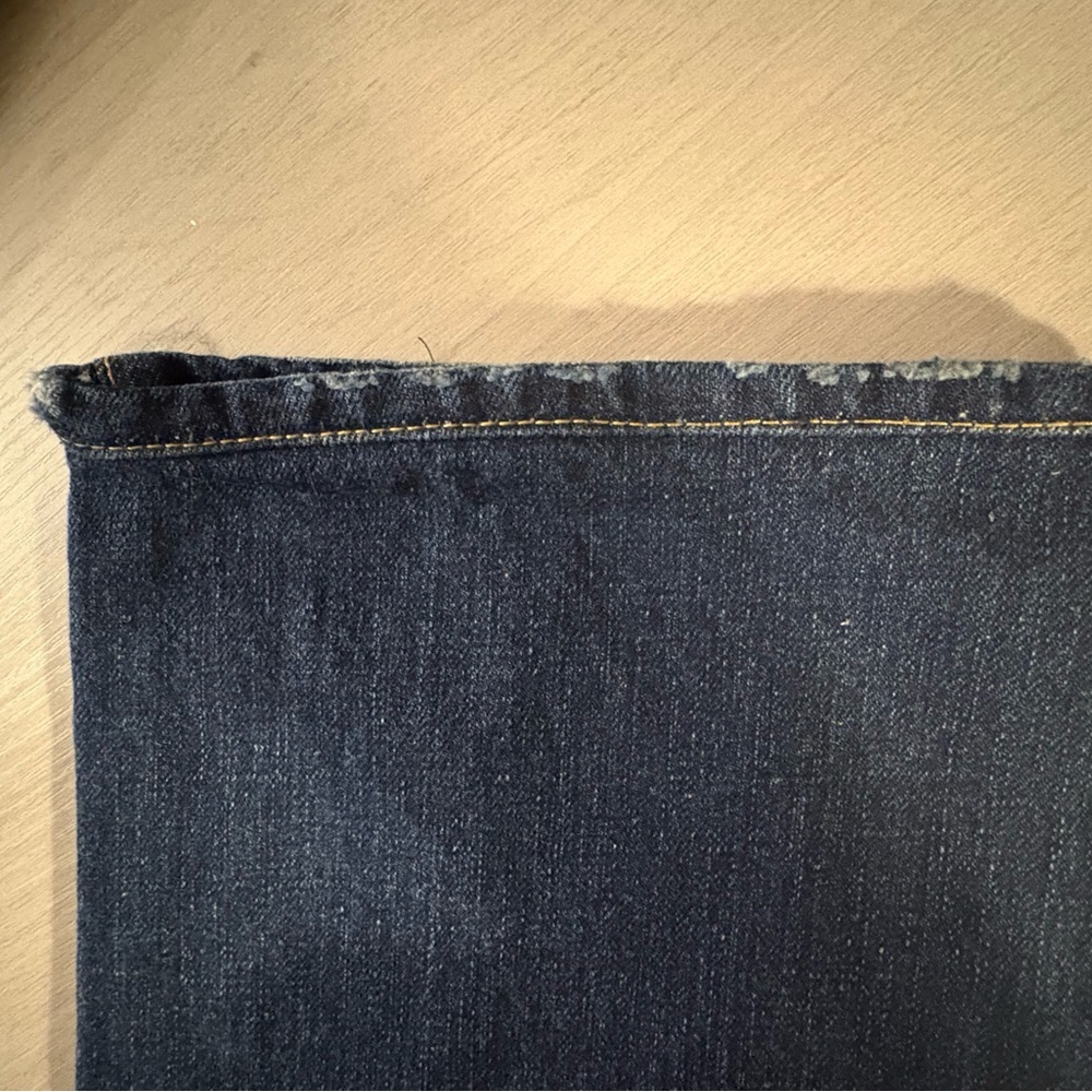 Abercrombie & Fitch‎ Dark Blue Low rise boot Jeans Y2K - Picture 5 of 10